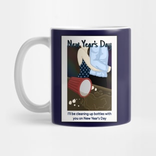 NEW YEAR'S DAY CARD | LYRICS Mug